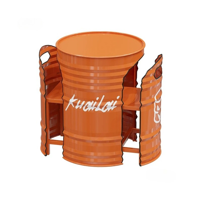 Outdoor Furniture Oil - Kreative Gartenmöbel-Sets aus Eisen: Café-Tisch und
